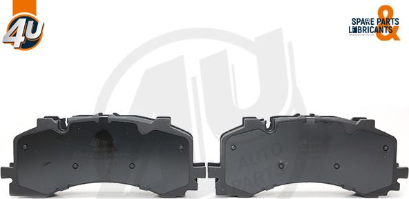 4U Autoparts 22537VV - Set placute frana,frana disc aaoparts.ro