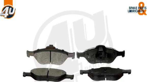 4U Autoparts 22696FR - Set placute frana,frana disc aaoparts.ro