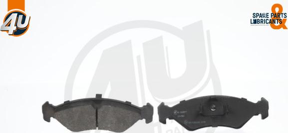 4U Autoparts 22690FR - Set placute frana,frana disc aaoparts.ro