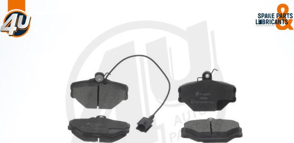 4U Autoparts 22654FT - Set placute frana,frana disc aaoparts.ro