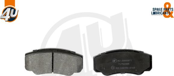 4U Autoparts 22668FT - Set placute frana,frana disc aaoparts.ro