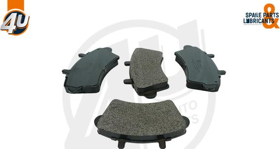 4U Autoparts 22606RN - Set placute frana,frana disc aaoparts.ro