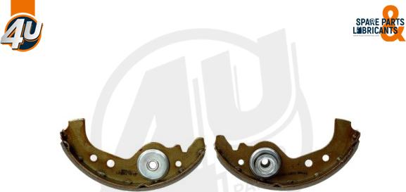 4U Autoparts 22681FT - Set saboti frana aaoparts.ro
