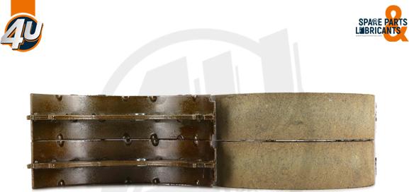 4U Autoparts 22014MR - Set saboti frana, frana de mana aaoparts.ro