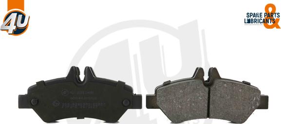4U Autoparts 22124MR - Set placute frana,frana disc aaoparts.ro