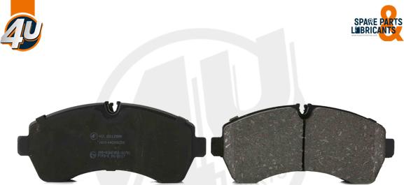 4U Autoparts 22125MR - Set placute frana,frana disc aaoparts.ro