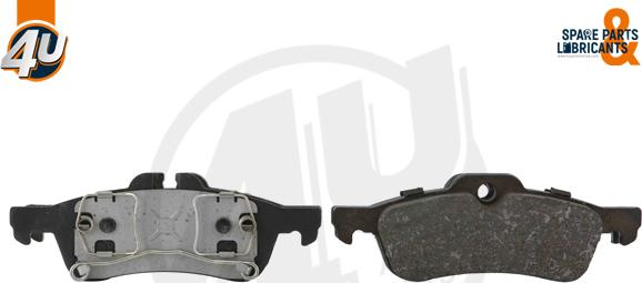 4U Autoparts 22350MI - Set placute frana,frana disc aaoparts.ro