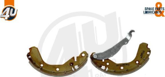 4U Autoparts 22325OP - Set saboti frana aaoparts.ro