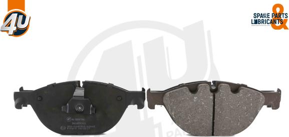 4U Autoparts 22267BW - Set placute frana,frana disc aaoparts.ro