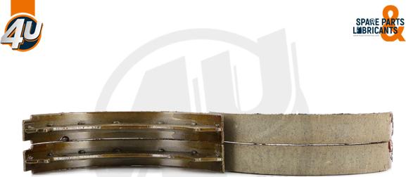 4U Autoparts 22201BW - Set saboti frana, frana de mana aaoparts.ro