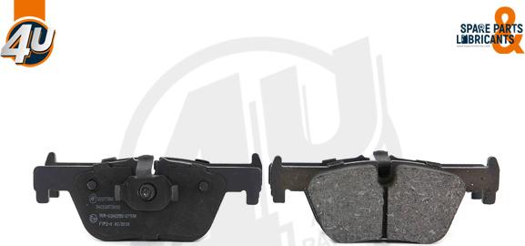 4U Autoparts 22275BW - Set placute frana,frana disc aaoparts.ro