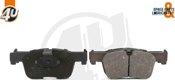 4U Autoparts 22276BW - Set placute frana,frana disc aaoparts.ro