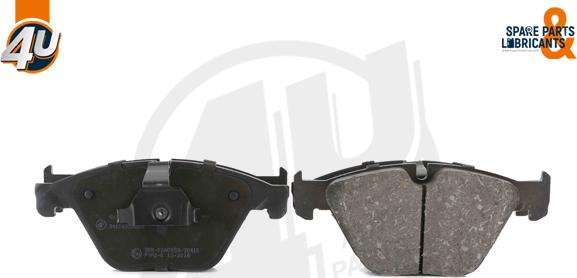 4U Autoparts 22271BW - Set placute frana,frana disc aaoparts.ro