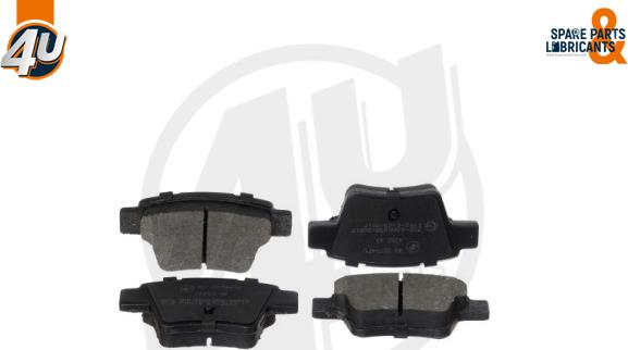 4U Autoparts 22794PU - Set placute frana,frana disc aaoparts.ro