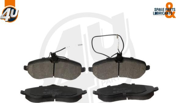 4U Autoparts 22793PU - Set placute frana,frana disc aaoparts.ro