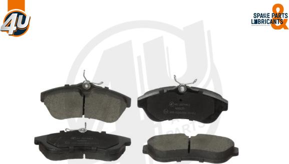 4U Autoparts 22744CI - Set placute frana,frana disc aaoparts.ro