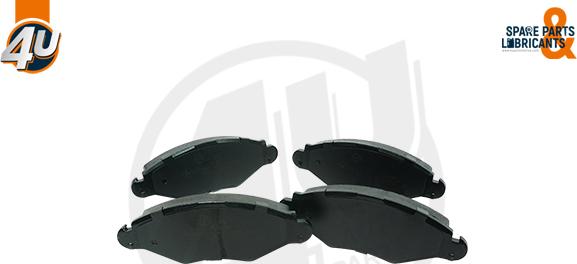 4U Autoparts 22750PU - Set placute frana,frana disc aaoparts.ro