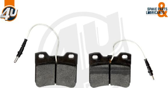 4U Autoparts 22769PU - Set placute frana,frana disc aaoparts.ro