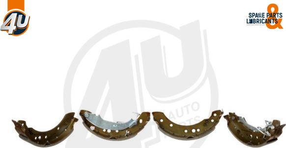 4U Autoparts 22789PU - Set saboti frana aaoparts.ro