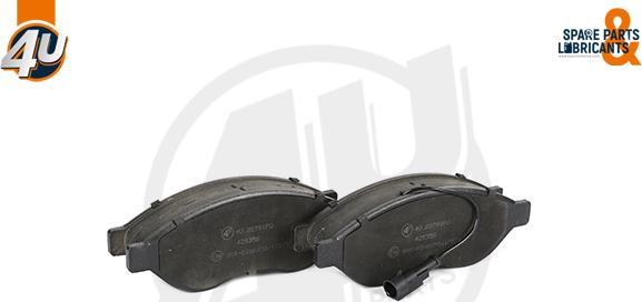 4U Autoparts 22781PU - Set placute frana,frana disc aaoparts.ro