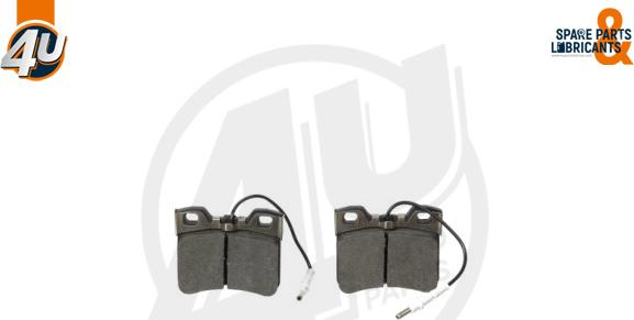 4U Autoparts 22770PU - Set placute frana,frana disc aaoparts.ro