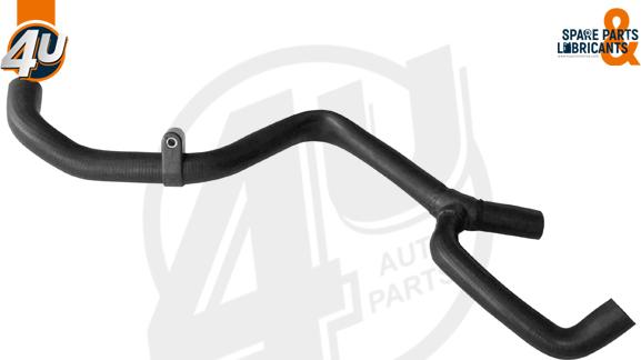 4U Autoparts 27204DF - Furtun radiator aaoparts.ro