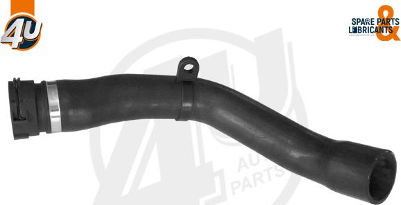 4U Autoparts 27202DF - Furtun radiator aaoparts.ro