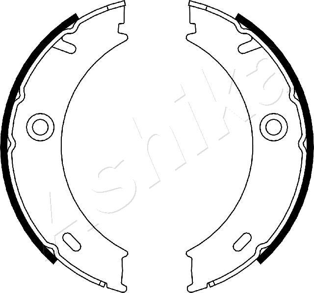 4X4 ESTANFI EST-55-00-0503 - Set saboti frana, frana de mana aaoparts.ro
