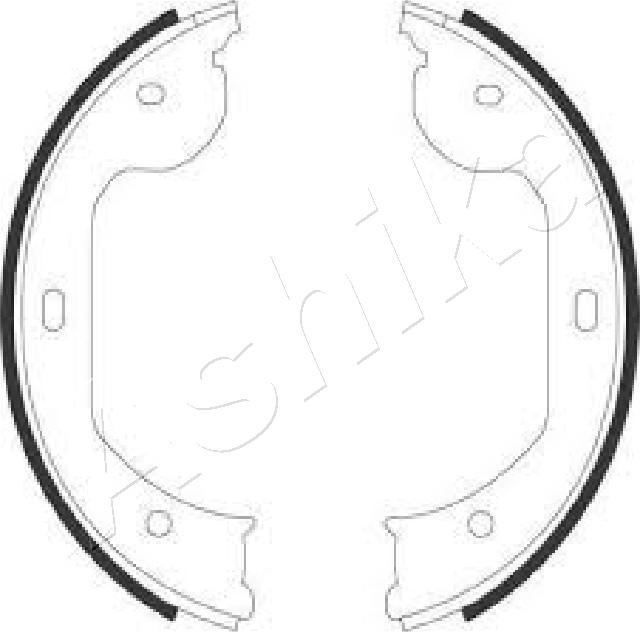 4X4 ESTANFI EST-55-00-0104 - Set saboti frana, frana de mana aaoparts.ro