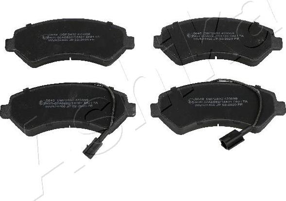 4X4 ESTANFI EST-50-00-0649 - Set placute frana,frana disc aaoparts.ro