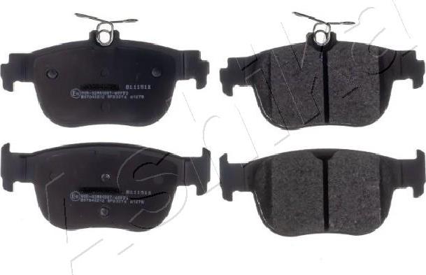 4X4 ESTANFI EST-51-00-0927 - Set placute frana,frana disc aaoparts.ro