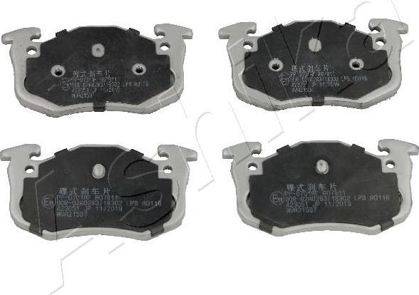 4X4 ESTANFI EST-51-00-0701 - Set placute frana,frana disc aaoparts.ro