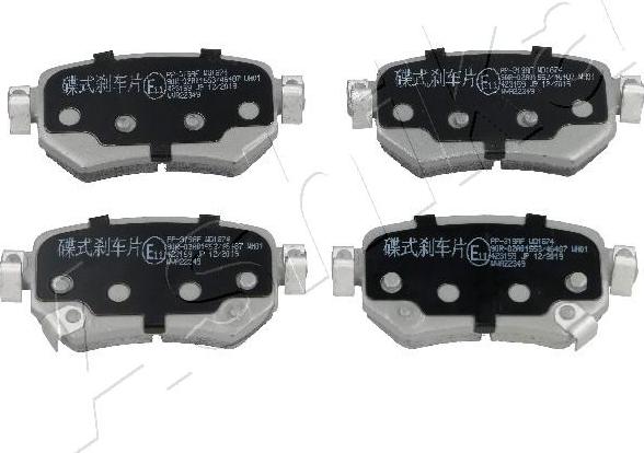 4X4 ESTANFI EST-51-03-319 - Set placute frana,frana disc aaoparts.ro