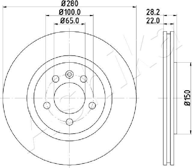 4X4 ESTANFI EST-60-00-0944 - Disc frana aaoparts.ro