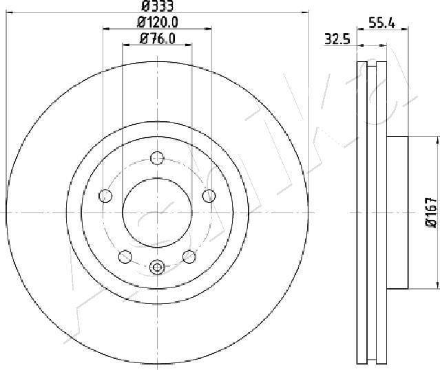 4X4 ESTANFI EST-60-00-0959 - Disc frana aaoparts.ro