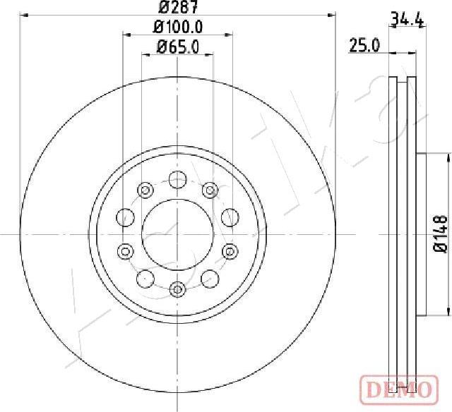 4X4 ESTANFI EST-60-00-0901C - Disc frana aaoparts.ro