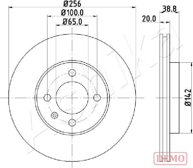 4X4 ESTANFI EST-60-00-0935C - Disc frana aaoparts.ro