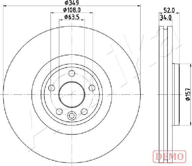 4X4 ESTANFI EST-60-0L-L17C - Disc frana aaoparts.ro