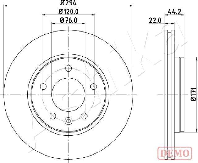 4X4 ESTANFI EST-61-00-0925C - Disc frana aaoparts.ro