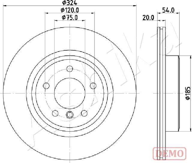 4X4 ESTANFI EST-61-00-0133C - Disc frana aaoparts.ro