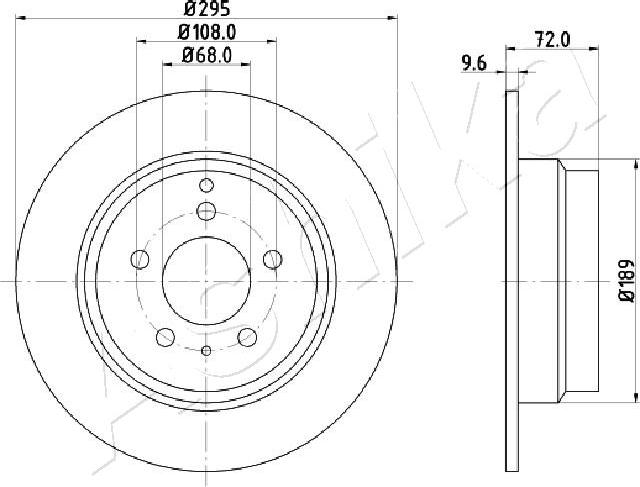 4X4 ESTANFI EST-61-00-0319 - Disc frana aaoparts.ro
