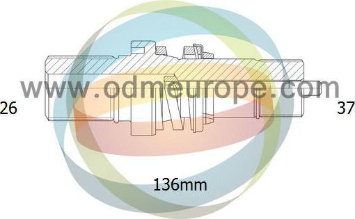 4X4 ESTANFI EST-16-210010 - Arbore, diferential aaoparts.ro