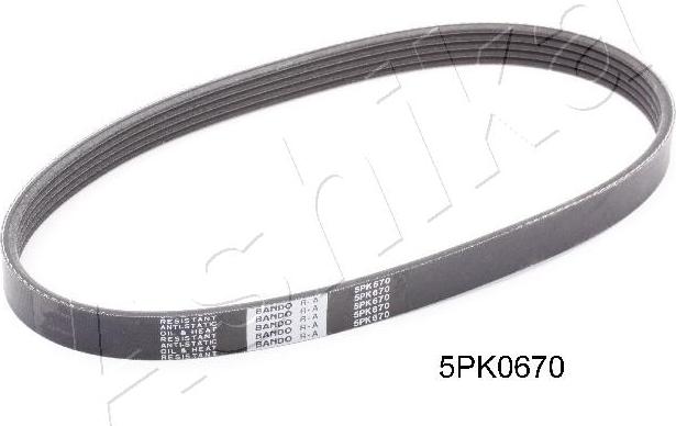 4X4 ESTANFI EST-112-5PK670 - Curea transmisie cu caneluri aaoparts.ro