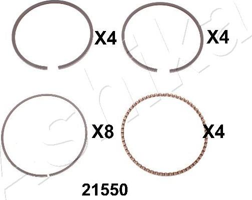 4X4 ESTANFI EST-34-21550 - Segment piston aaoparts.ro