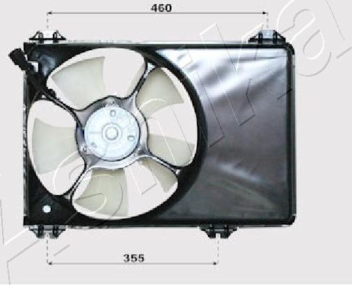 4X4 ESTANFI EST-VNT142001 - Ventilator, radiator aaoparts.ro