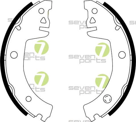 7 SEVEN PARTS SVG10387 - Set saboti frana aaoparts.ro