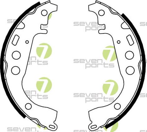7 SEVEN PARTS SVG10744 - Set saboti frana aaoparts.ro