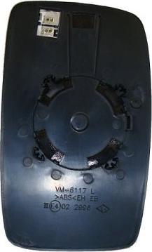 ABAKUS 0538G03 - Sticla oglinda, oglinda retrovizoare exterioara aaoparts.ro