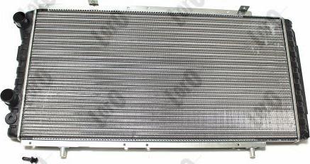ABAKUS 009-017-0006 - Radiator, racire motor aaoparts.ro