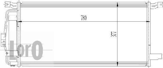 ABAKUS 007-016-0008 - Condensator, climatizare aaoparts.ro